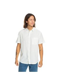 Quiksilver , Kurzarmhemd »Time Box« , weiß , US-Größen , M -US-Größen , M , Stoff: Popeline-Baumwollstoff