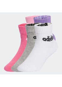 adidas Performance , Funktionssocken »KIDS LIN ANK 5P«, (5 Paar) , True Pink / Pink Fusion / Violet Fusion / Medium Grey Heather , L (25/27) , L...