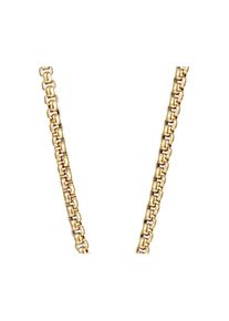 Firetti, Damen, Edelstahlkette &raquo;Schmuck Geschenk Venezianerkettengliederung, 2, 5 mm breit&laquo;, gelbgoldfarben, gelbgoldfarben, Schlichte Venezianerkette