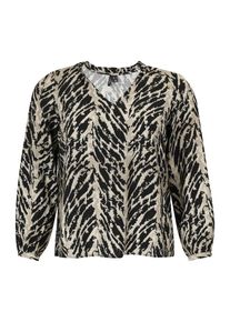 Vero Moda Curve Bluse Damen schwarz Größe XXL Animalprint