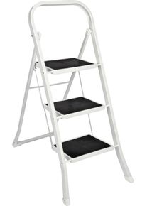unisex Klapptritt in wei&szlig; ,Gr&ouml;&szlig;e 0, WITT, 80% Stahl, 15% Kunststoff, 5% Gummi