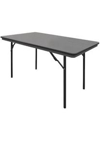 Mesa plegable rectangular Bolero, gris, 122 cm