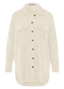 DAY.LIKE - Long-Bluse, beige, Gr. 38, Kunstfaser