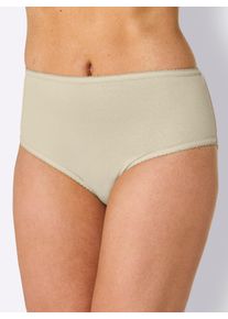 Damen Hüftslip in steingrau + sand + bordeaux ,Größe 44/46, WITT, 100% Baumwolle