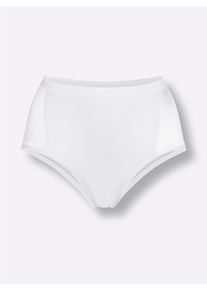 wäschepur Dames Tailleslip in wit ,maat 38, Witt, 50% Katoen, 50% Modal