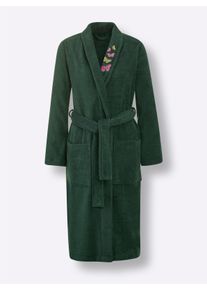 feel good Dames Badjas in mos ,maat 36/38, Witt, 100% Katoen