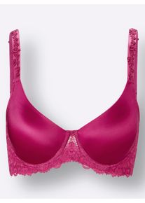 wäschepur Dames Beha met cups en beugel in magenta ,maat 100A, Witt, 76% Polyamide, 24% Elastan
