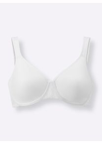 Triumph Dames Minimizer-beha met beugel in wit ,maat 80C, Witt, 71% Polyester, 18% Polyamide, 11% Elastan