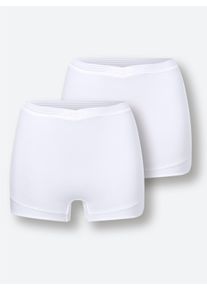 wäschepur Dames Panty in wit ,maat 36/38, Witt, 95% Modal, 5% Elastan