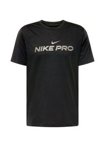 Nike Funktionsshirt 'Pro' Herren schwarz Größe M Logoprint