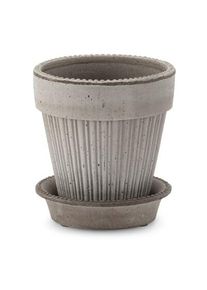 Simona Pot à plantes avec soucoupe