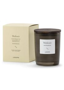 Bougie parfumée Looops avec couvercle en bois