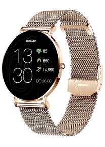 XCOAST SIONA 2 Smartwatch Sportuhr Fitnessuhr Fitness-Tracker 42mm roségold