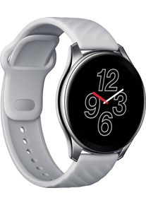 OnePlus Watch Smartwatch Fitness-Uhr Sportuhr 46mm Uni Kalorienverbrauch Schlafdauer Puls Android silber
