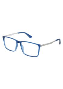 Police POIVPLG70 Unisex Bril, blauw transparant