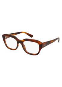Ray-Ban RX7225 Unisex Bril, Havanna gestreept