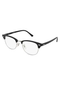 Ray-Ban 0RX5154 CLUBMASTER Unisex Bril, zwart zilver