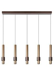 Lucide Led-Hängeleuchte , Cappuccino , Metall , F , 8x169x103 cm , RoHS, Reach , höhenverstellbar , Lampen & Leuchten, Innenbeleuchtung, Hängeleuchten, Pendelleuchten