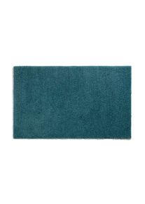 Kela Tapis de bain bleu pétrole MAJA