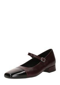 Vagabond SHOEMAKERS Kvinnor Ballerina 'DEBBI' burgunder / svart Storlek 40