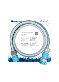 cellfast Koblingssett hageslange, 1,5m slange for slangevogn