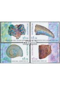 Australien 5192I-5195I (kompl.Ausg.) postfrisch 2020 Fossilien in Opal