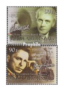Ungarn 5107-5108 (kompl.Ausg.) gestempelt 2006 Komponisten