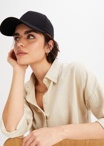 bonprix D&aacute;mska &Scaron;iltovka s v&yacute;&scaron;ivkou, čierna, onesize