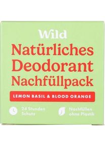 Wild Recarga de desodorizante Desodorizante em stick Manjericão-limão e Laranja sanguínea Desodorizantes Female 40 g