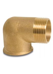 Menetes idom, réz könyök 90°, 1/2" IG x 1/2" AG, vízvezeték idom, fűtés szerelvény