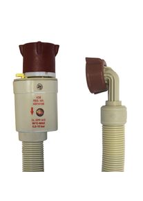 Boni-Shop® Biztonsági vízcső mosógéphez, mosogatógéphez, Aquastop, 4m, 3/4 colos