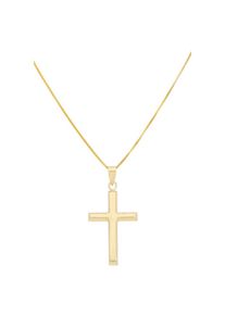 Firetti, Damen, Kette mit Anh&auml;nger &raquo;Schmuck Geschenk Gold 375 Halsschmuck Halskette Goldkette Venezianer&laquo;, gelbgoldfarben, gelbgoldfarben, 