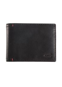 Camel Active, Herren, Geldb&ouml;rse &raquo;Salamanca&laquo; aus hochwertigem Rindsleder mit kontrastreichem Handstich-Detail, schwarz, schwarz, B&Ouml;RSENMA&szlig;E: 12,5x9,5x2