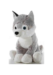Heunec , Kuscheltier »Husky XL«, sitzend , grau/weiß
