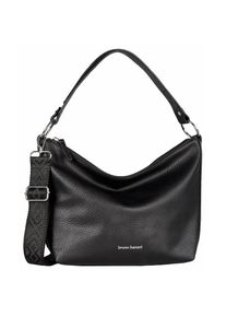 Bruno Banani, Damen, Schultertasche &raquo;Amalfi&laquo; Handtasche Damen Tasche Schulterriemen, schwarz, schwarz, Aus Lederimitat