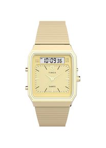 Timex, Herren, Quarzuhr &raquo;REISSUE&laquo; Armbanduhr, Herrenuhr, Damenuhr, digital, Edelstahlarmband, goldfarben, goldfarben, Klassisch sch&ouml;ne Armbanduhr f&uuml;r 