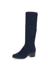 Caprice , Stiefel, Blockabsatz, Schlupfstiefel mit Stretch-XS-Schaft in schmaler Form , dunkelblau , 36 , 36 , Eleganter Stiefel zum Schlupfen