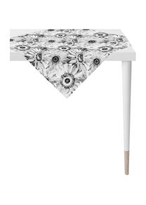 Apelt , Mitteldecke »1700 Summergarden, Sommerdeko, Sommer«, (1 St.), Digitaldruck , grau/weiß/schwarz , B/L: 88 cm x 88 cm