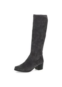 Caprice , Stiefel, Blockabsatz, Schlupfstiefel mit Stretch-XS-Schaft in schmaler Form , dunkelgrau , 38 , 38 , Eleganter Stiefel zum Schlupfen