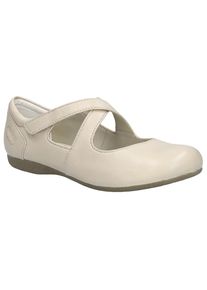 Josef Seibel , Riemchenballerina »Fiona 72«, Spangenschuh, Halbschuh, Festtagsschuh mit Klettverschluss , creme , 38 , 38 , Eleganter Ballerina mit...