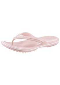 Crocs , Zehentrenner »Crocband Flip« , Badeschuh, Sommerschuh, Sandale mit Fußbett , quartz hellrosa , 37 , 37 , Wasserfreundlich und schwimmfähig