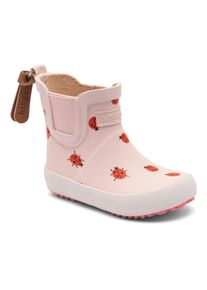 bisgaard , Gummistiefel »baby rubber Weite: normal«, Babyschuh mit Stretcheinsatz, Größenschablone zum Download , rosa Marienkäfer , 26 , 26 ,...