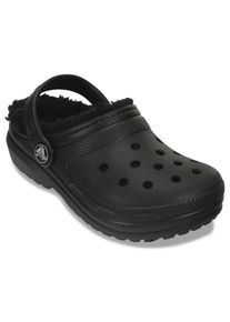Crocs , Kinder,Jugendliche , Clog »Classic Lined Clog« Kindergartenschuh, Hausschuh mit kuscheligem Futter , schwarz , 22 , 22 , Kuscheliger...
