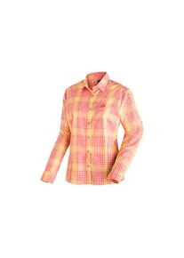 Maier Sports , Funktionsbluse »Nanni«, Damen Bluse, langarm Karobluse für Outdoor und Freizeit , hellrot , 46 , 46 , Karierte Langarm-Bluse für...