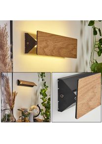 hofstein Syar Aplique LED Negro, 1 luz