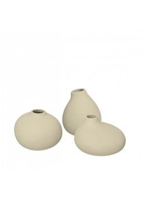 Blomus - Set of 3 vases -NONA- colour Vanilla