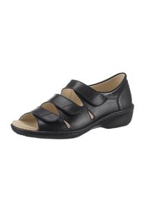 Dames Sandalen in zwart ,maat 6,5, WITT, 86% Glad leer, 14% Lakleer