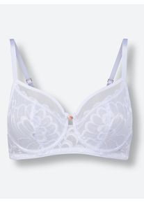 wäschepur Damen Bügel-BH in weiß ,Größe 100B, Witt, 90% Polyamid, 10% Elasthan