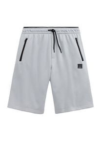 Heren Sweatshort in lichtgrijs ,maat S (44/46), WITT, 60% Katoen, 40% Polyester