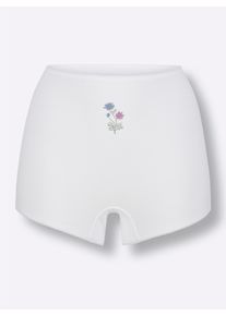 wäschepur Damen Panty in weiß ,Größe 42, Witt, 95% Baumwolle, 5% Elasthan